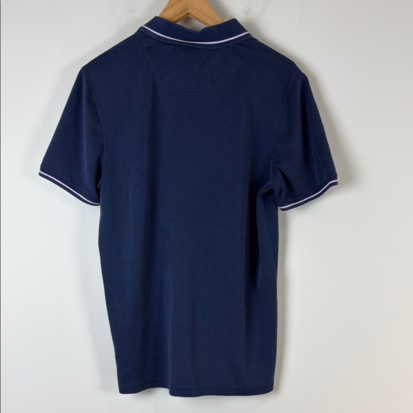 Ted Baker London Blue Polo Shirt Classic Fit Size Medium - Picture 2 of 6